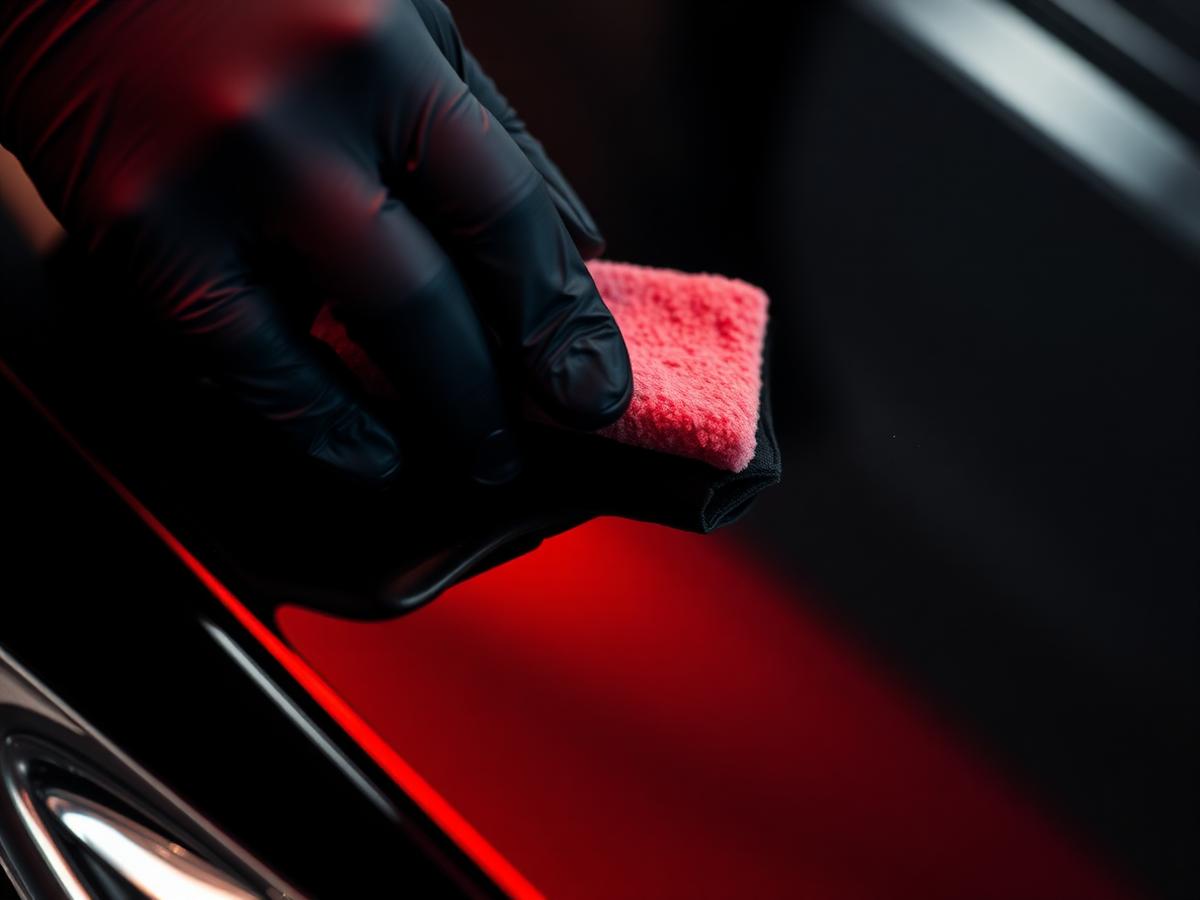 Ceramic coating application